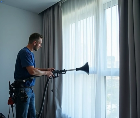 Professional curtain stain removal process equipment Matty Curtain Cleaning abbotsbury-nsw